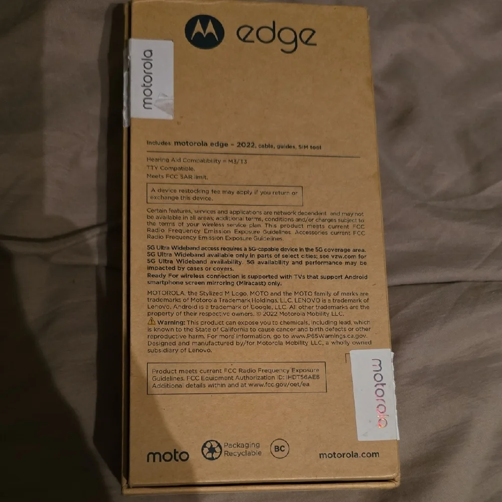 Motorola Edge 5G 2022 New